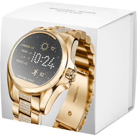 michael kors access smartwatch bradshaw mkt5002|michael kors bradshaw gold watch.